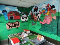 FARMIN SCENE SCHOOL SHELTER ART