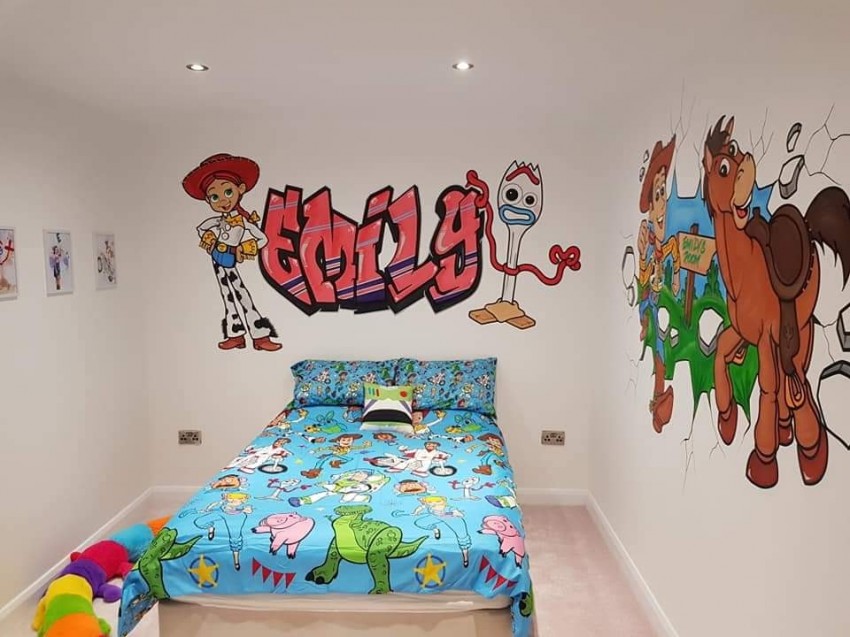 Kids' wall murals, political cartoons,  school cartoon drawing classes - by Jarla Duffy, Donegal Cartoons, Ireland