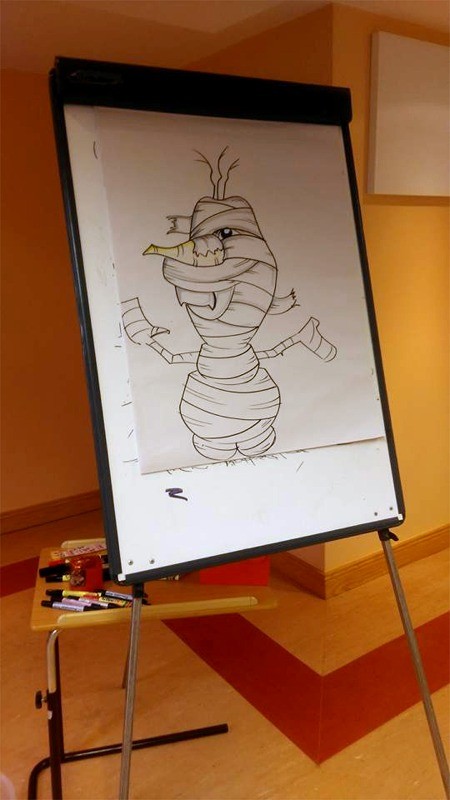 Kids Cartooning Workshops / Classes by Jarla Duffy, Donegal Cartoons, Ireland